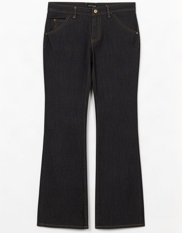 Marks & Spencer Herre Autograph Bootcut Jeans UK 10 Small W30 L30 Navy Blue