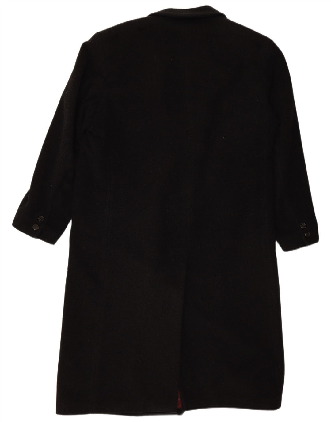 BUGATTI Herre Loose Fit Dobbeltradet Frakke IT 48 Medium Sort Uld