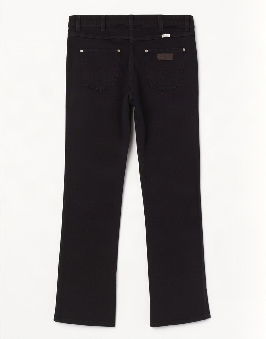 Wrangler Dame Iris Straight Jeans W30 L30 Sort Bomuld
