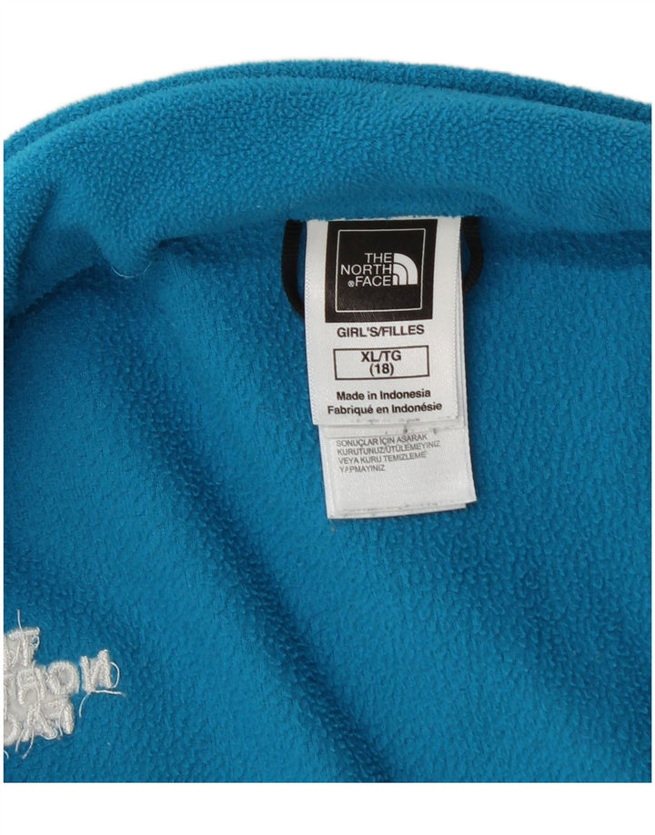 The North Face Girls Fleecejakke 15-16 År XL Blå Polyester