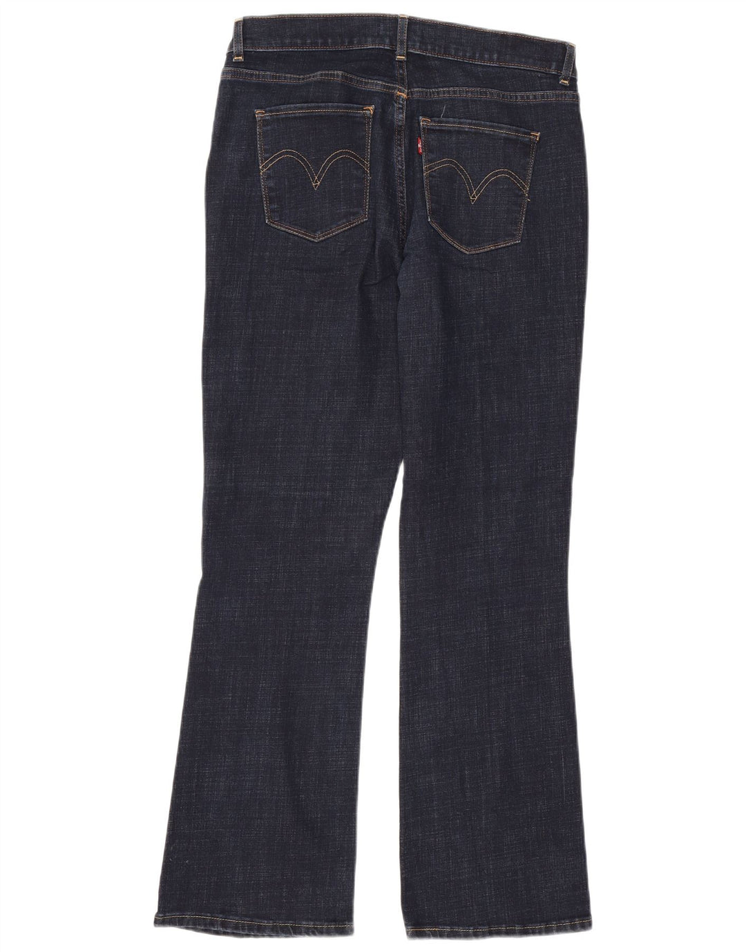 LEVI'S Dame Classic Bootcut Jeans US 10 Large W30 L30 Marineblå Bomuld