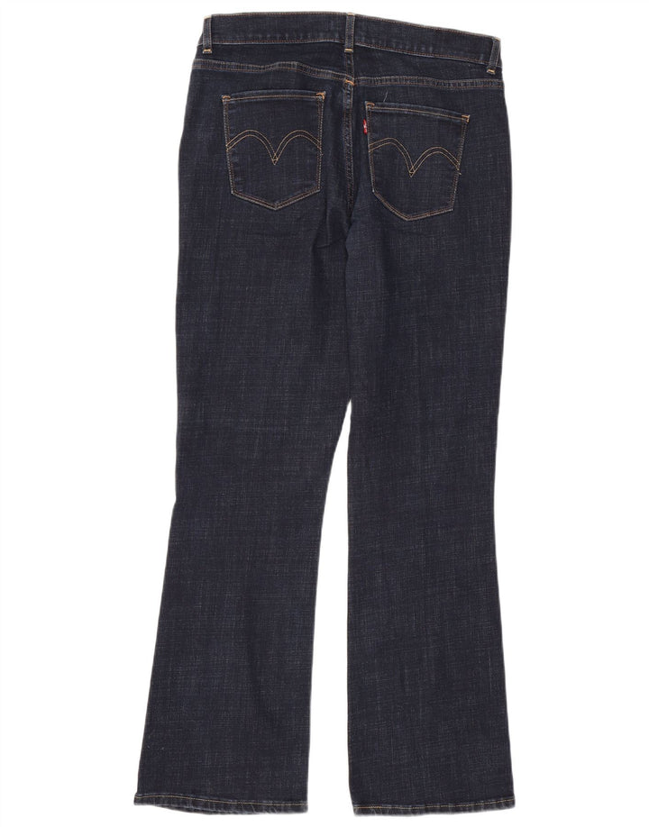 LEVI'S Dame Classic Bootcut Jeans US 10 Large W30 L30 Marineblå Bomuld