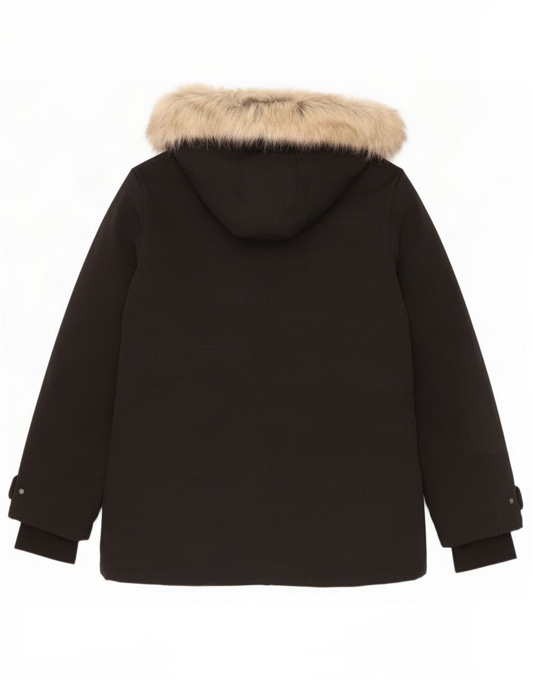 Zara Dame Hætte Polstret Jakke UK 16 Stor Sort Polyester