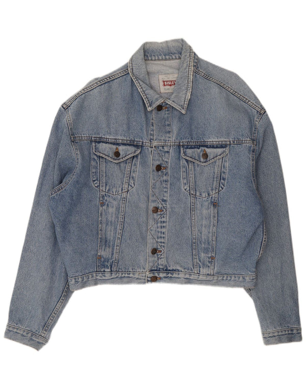Sisley Herre denimjakke UK 42 XL Blå Bomuld