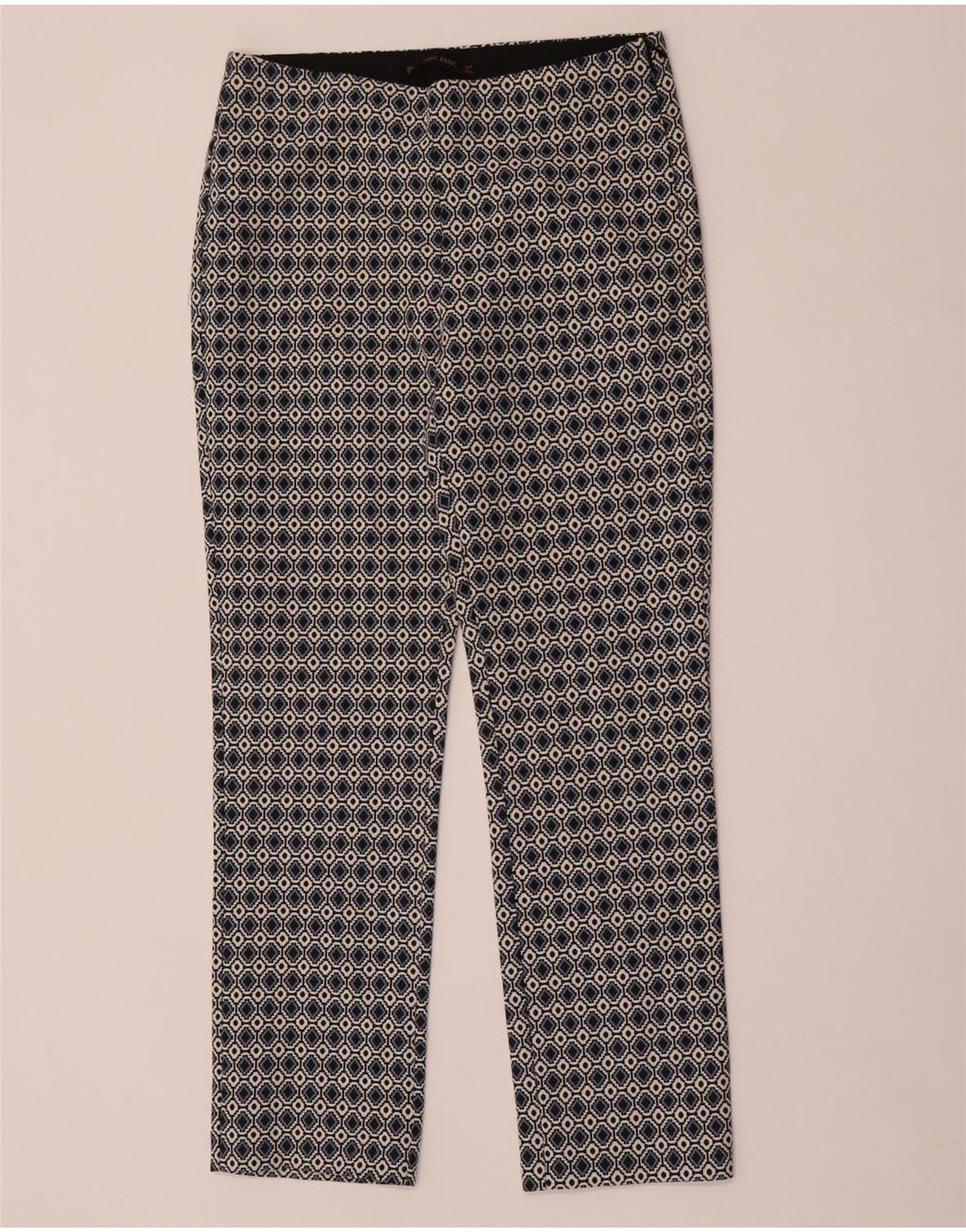 ZARA Casual Bukser til kvinder Medium W28 L28 Flerfarvet Geometrisk