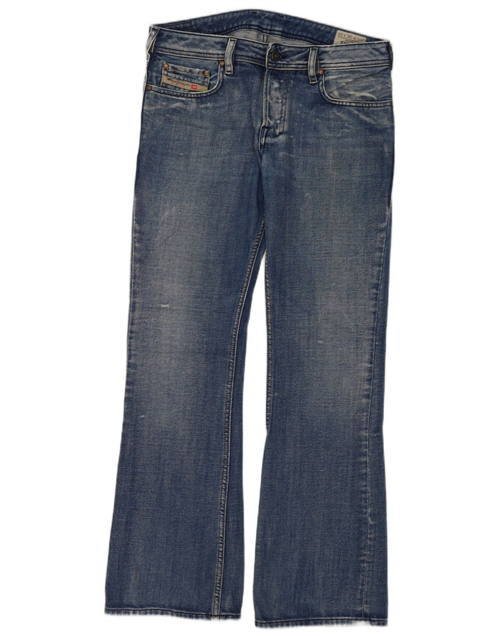 Diesel Herre Zathan Bootcut Jeans W31 L32 Blå Bomuld