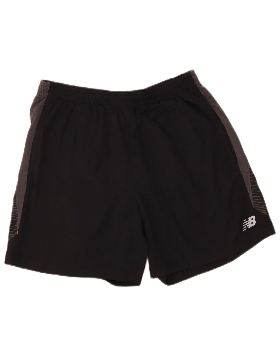 New Balance Sportsshorts til mænd Large Black Colourblock Polyester