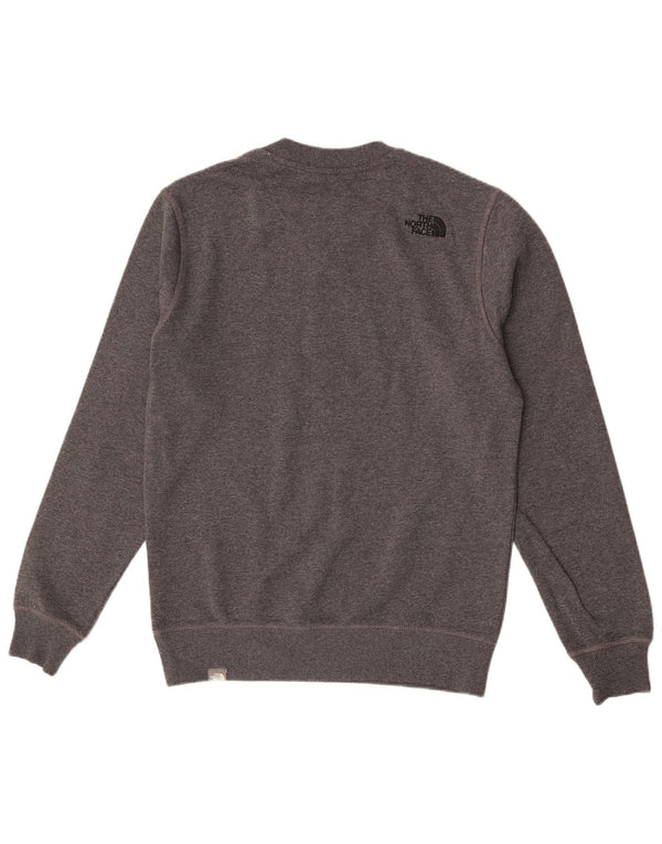 The North Face Herre Grafisk Sweatshirt Jumper Lille Grå Flecked Bomuld