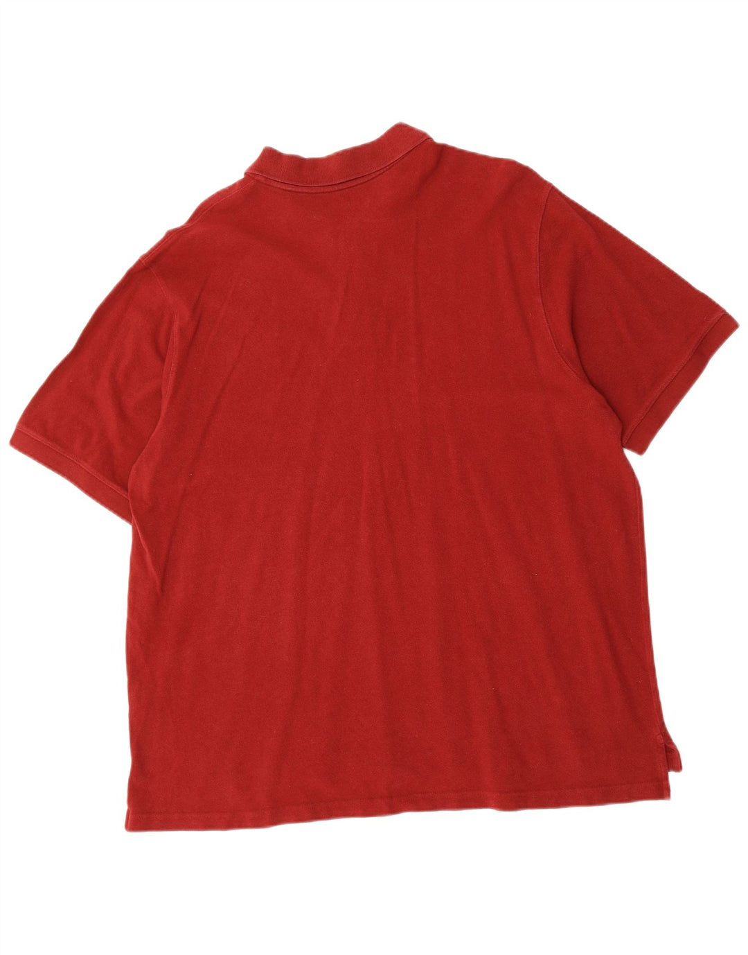 EDDIE BAUER Mens Polo Shirt XL Red Cotton