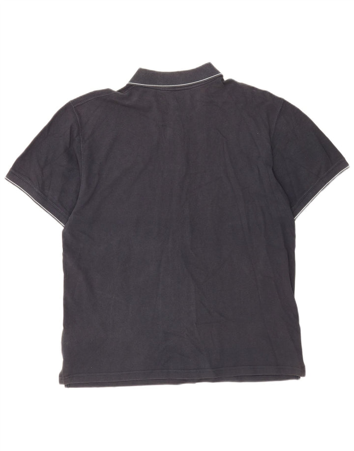 Reebok herre poloshirt XL marineblå bomuld