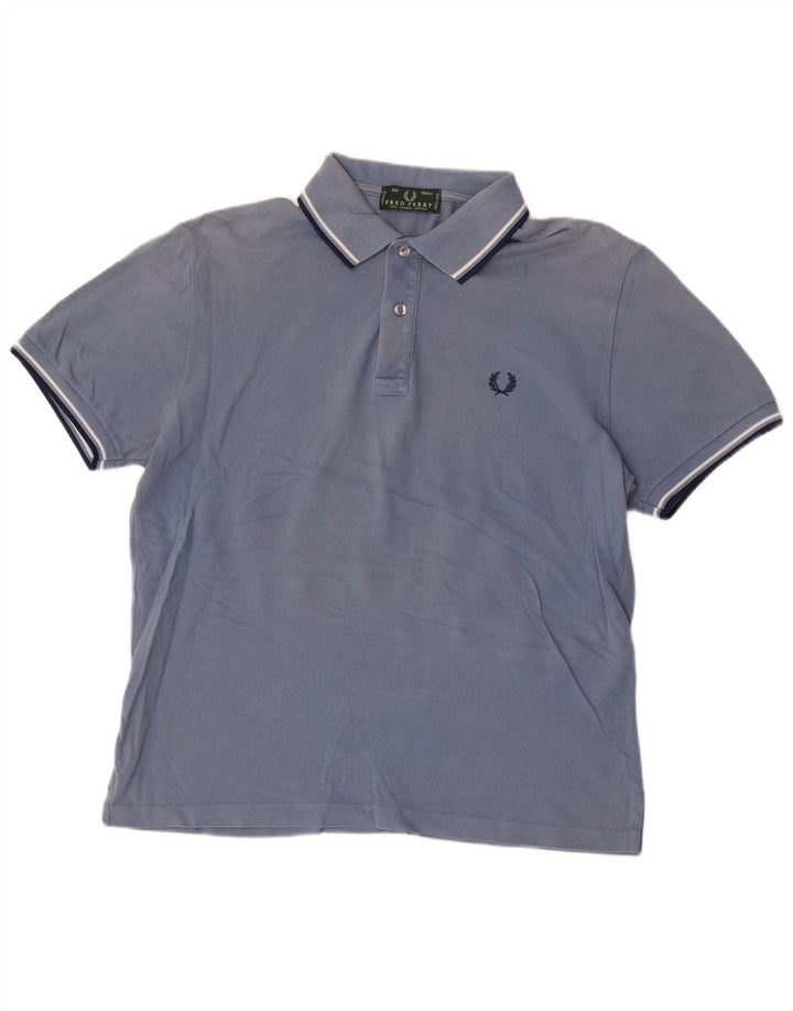 Fred Perry herre poloshirt Medium blå bomuld