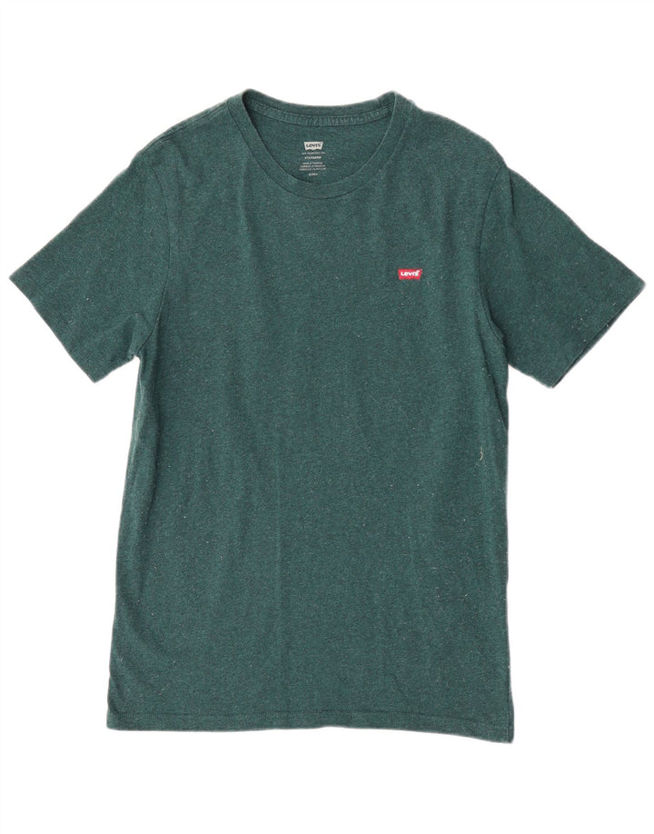 Levi's Herre Standard T-Shirt Top Lille Grøn Bomuld