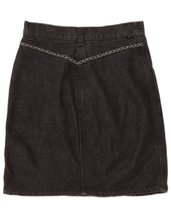 VINTAGE denimnederdel til kvinder W30 Medium Grey