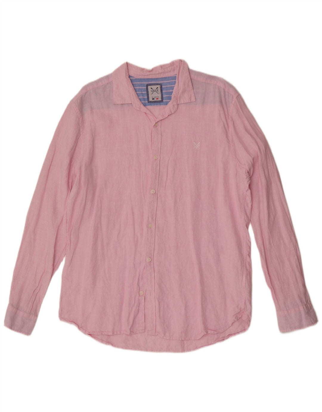 Crew Clothing Herreskjorte XL Pink Linen