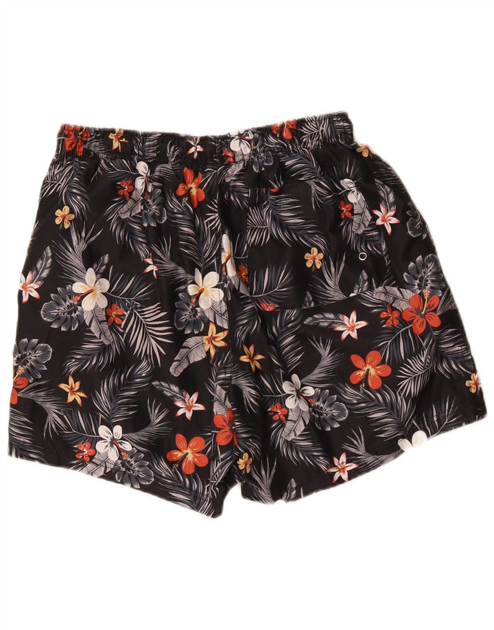 Mountain Warehouse Badeshorts til mænd Large Black Floral Polyester