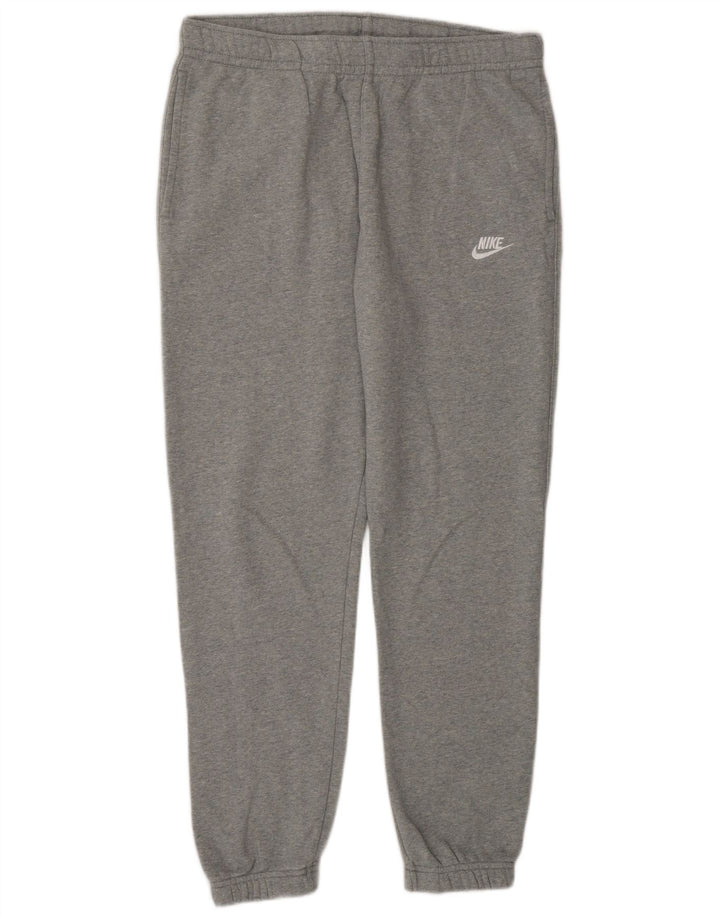 Nike træningsdragt bukser til mænd, joggers, store grå flækkede bomuld