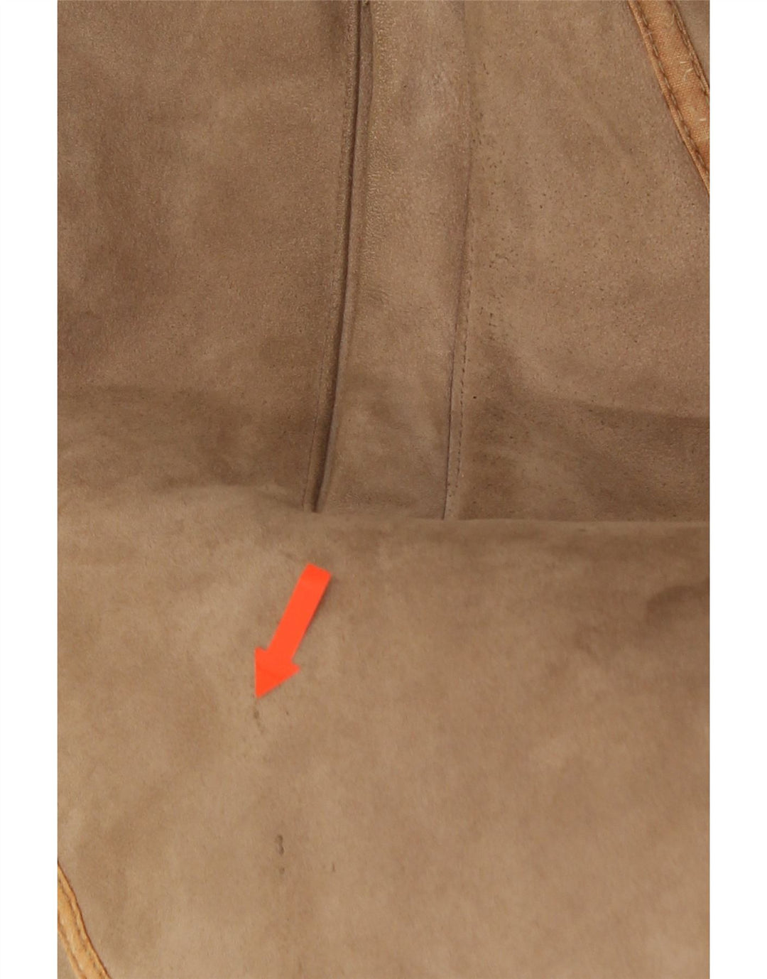 VINTAGE Shearling Coat til kvinder UK 16 Stor Brun