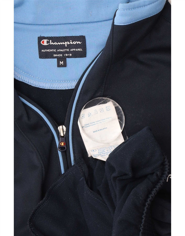 Champion Herre træningsdragt Topjakke Medium Marineblå Colourblock Polyester