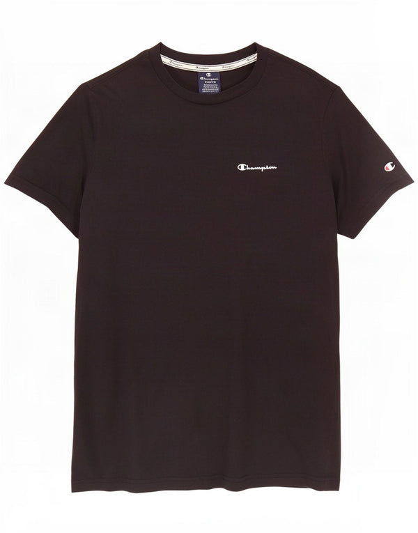 Champion herre T-shirt top lille sort bomuld