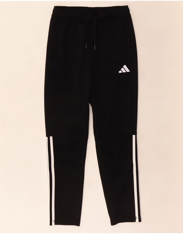 Adidas Boys Aeroready Tracksuit Bukser 11-12 år Sort Polyester