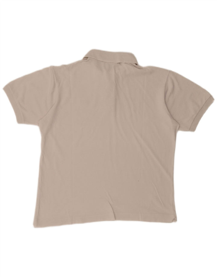 Lacoste herre poloskjorte str. 4 Medium hvid bomuld