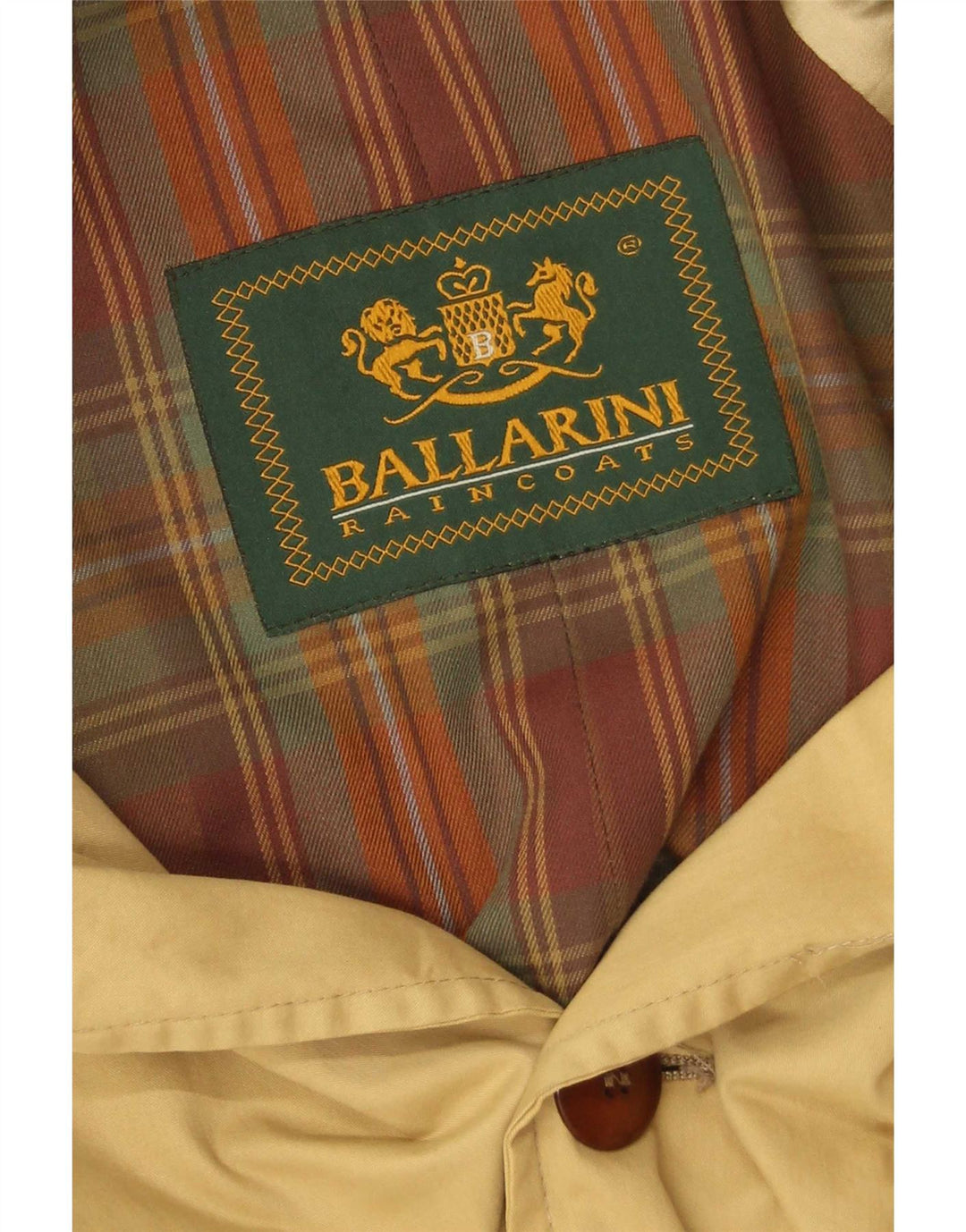 Ballarini Herre Overfrakke UK 36 Small Beige