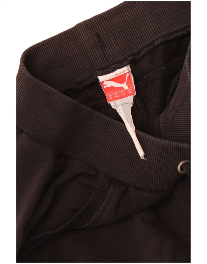 Puma Girls Capri træningsdragt Bukser Joggers 13-14 år Sort