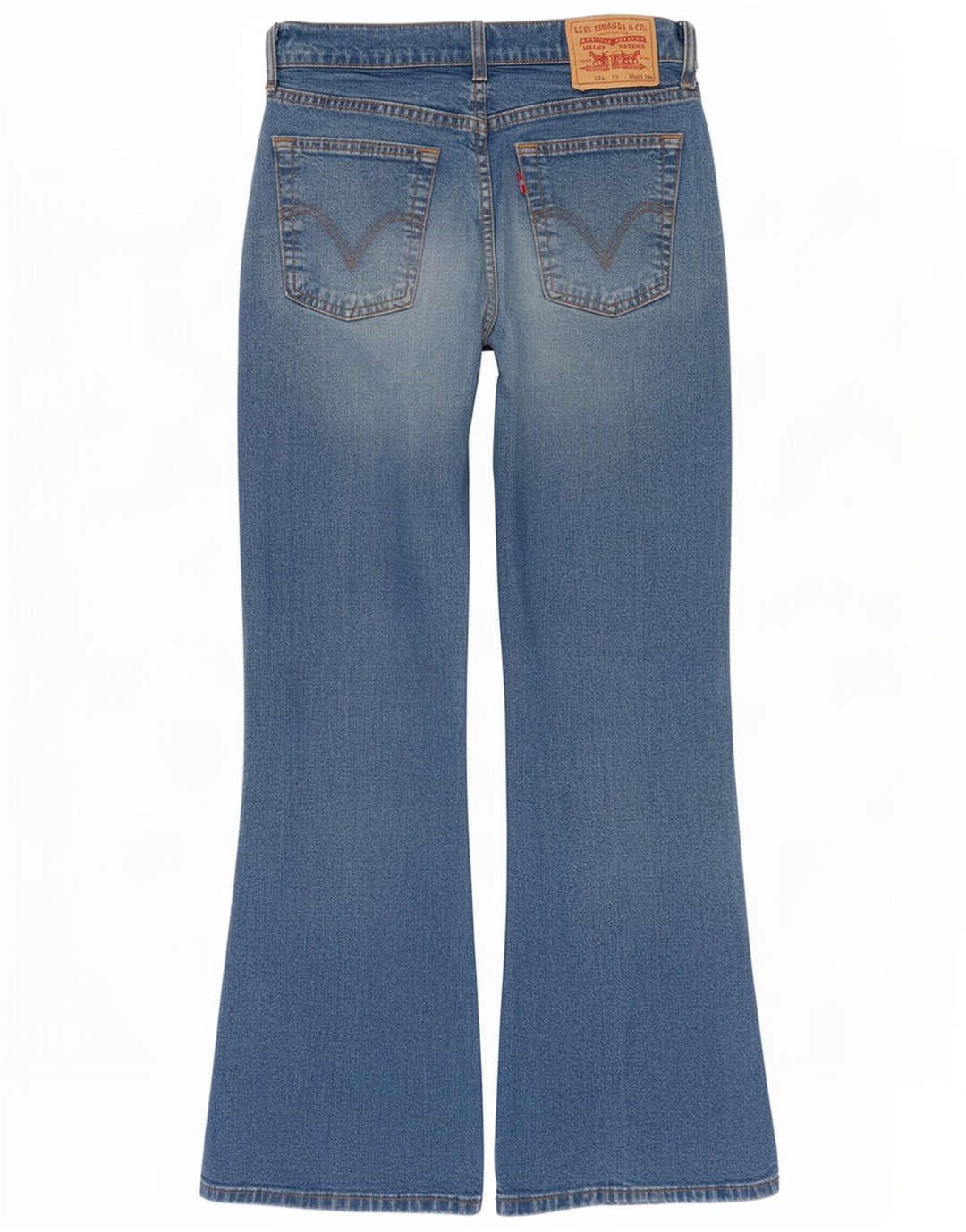Levi's Dame Bootcut Jeans W30 L30 Blå Bomuld