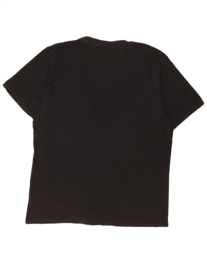 Ellesse Herre T-Shirt Top 2XL Sort Bomuld