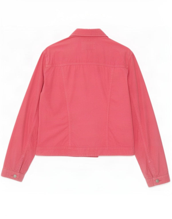 Armani Jeans Dame fløjlsjakke UK 12 Medium Pink