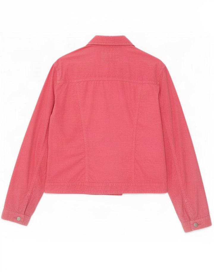 Armani Jeans Dame fløjlsjakke UK 12 Medium Pink