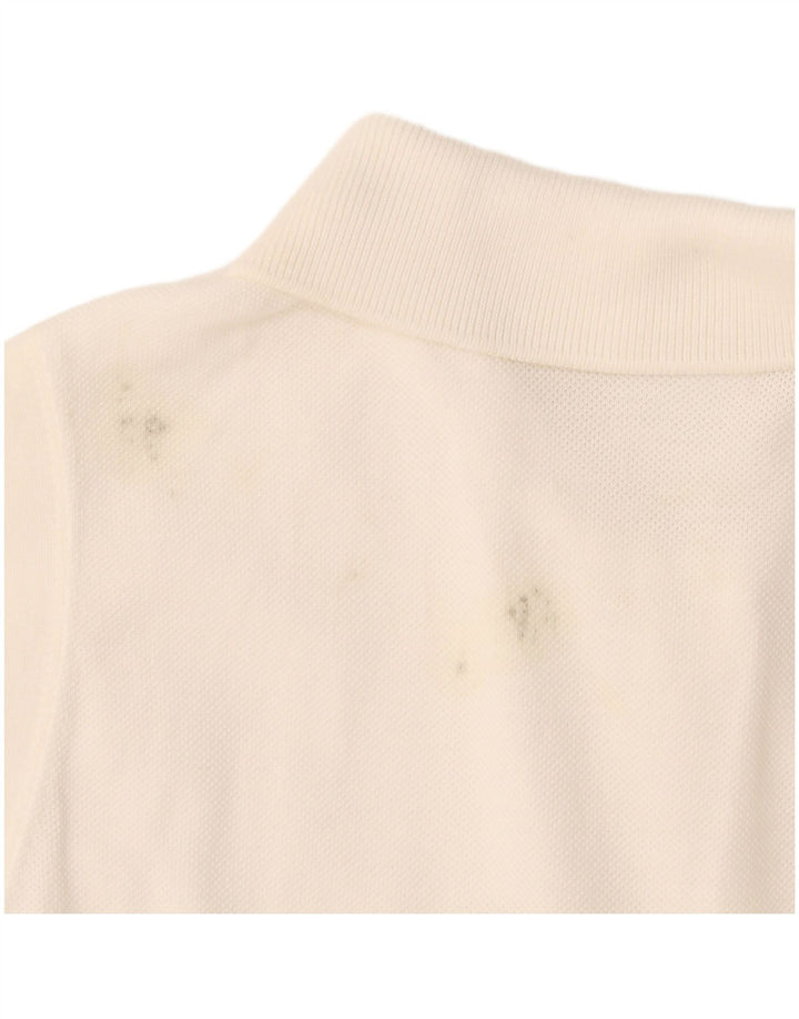 Lacoste Dame ærmeløs polokjole Størrelse 46 XL Hvid