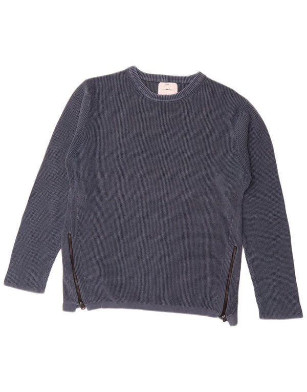 Zara drenge sweater med rund hals 13-14 år marineblå