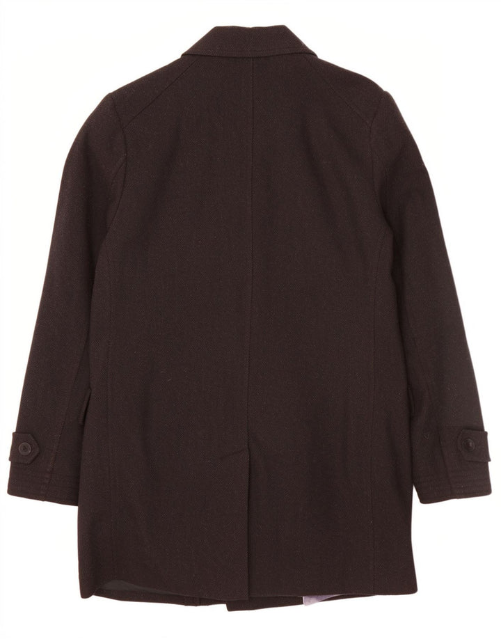 Ted Baker Herre Overfrakke Str. 3 Medium Sort Uld Klassisk