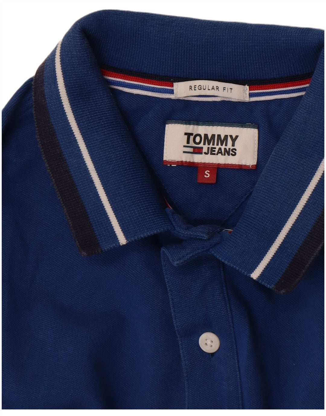 Tommy Hilfiger Herre Regular Fit Polo Shirt Lille Blå
