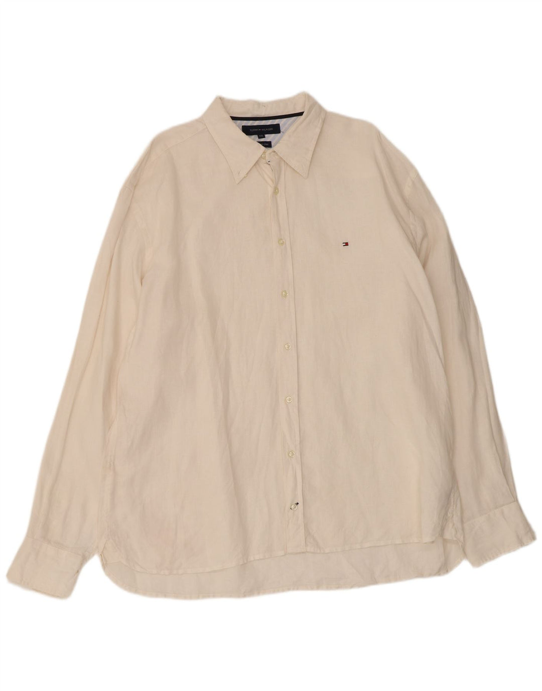 Tommy Hilfiger Herreskjorte 2XL Hvid hør