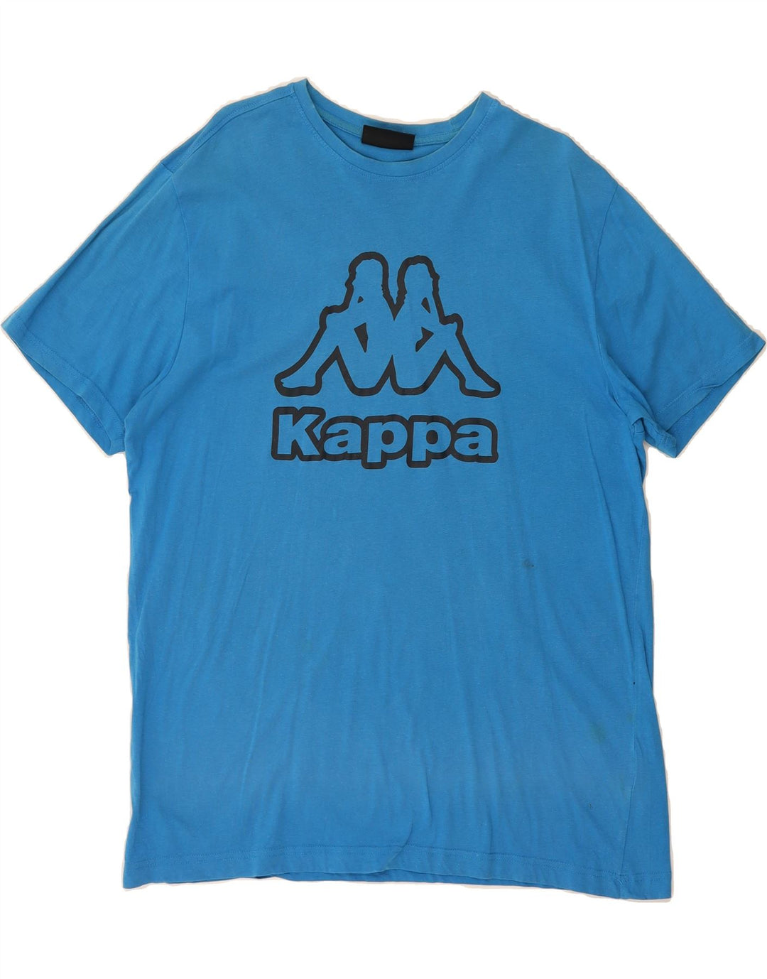 KAPPA Mens Graphic T-Shirt Top XL Blue Cotton Vintage Kappa and Second-Hand Kappa from Messina Hembry 
