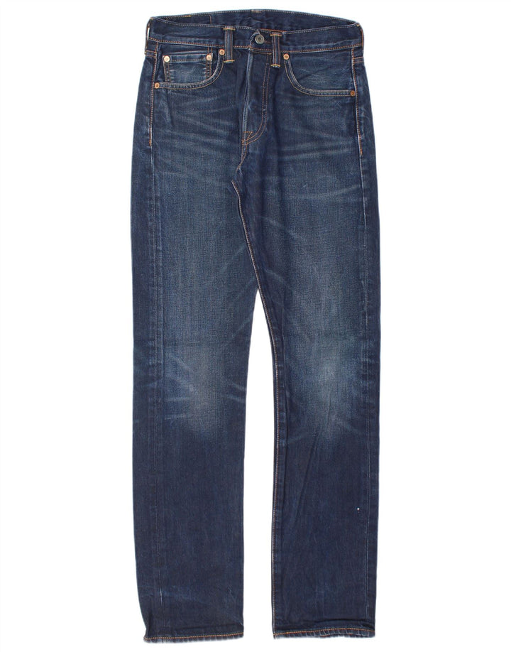 LEVI'S Herre 501 Straight Jeans W29 L34 Blå Bomuld