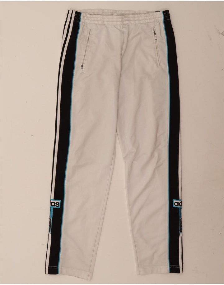 Adidas Herre grafisk træningsdragt Bukser Medium White Colourblock Polyester
