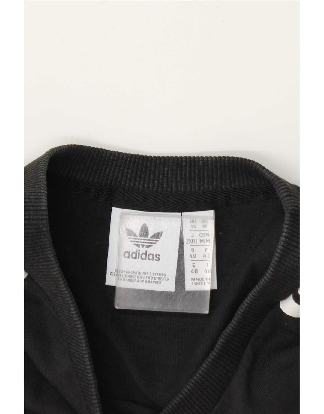 Adidas Dame T-Shirt Kjole UK 14 Medium Sort