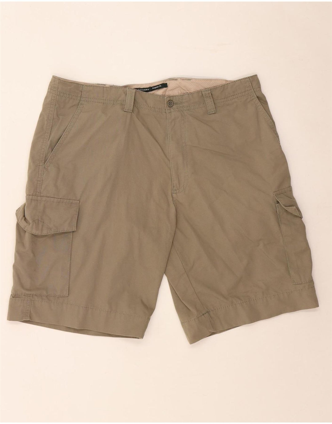 DOCKERS Herre Regular Fit Cargo Shorts W38 XL Khaki