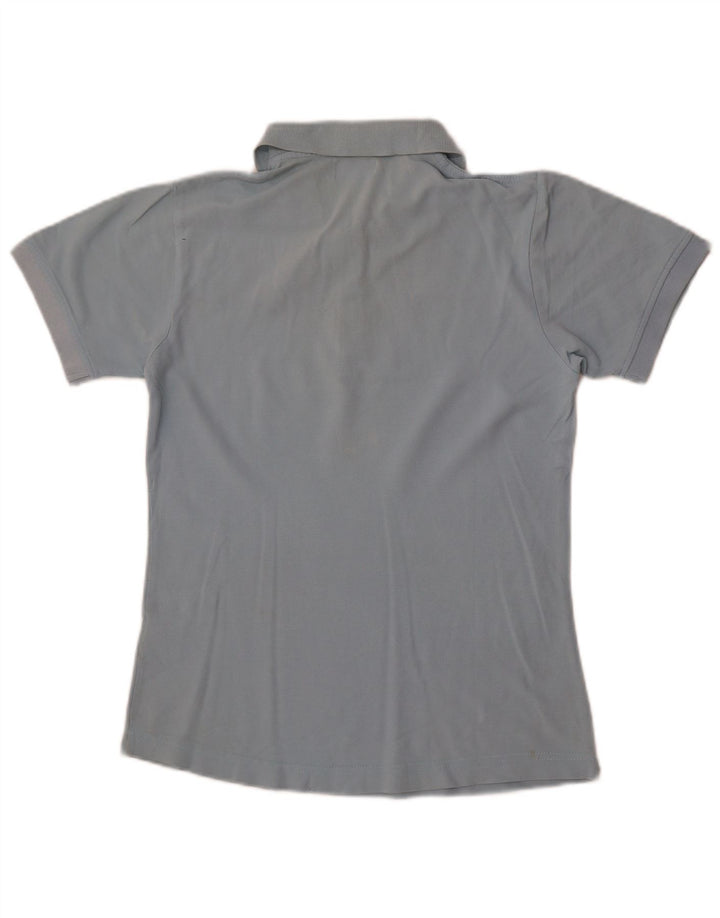 Kappa Dame Polo Shirt UK 12 Medium Blue Bomuld