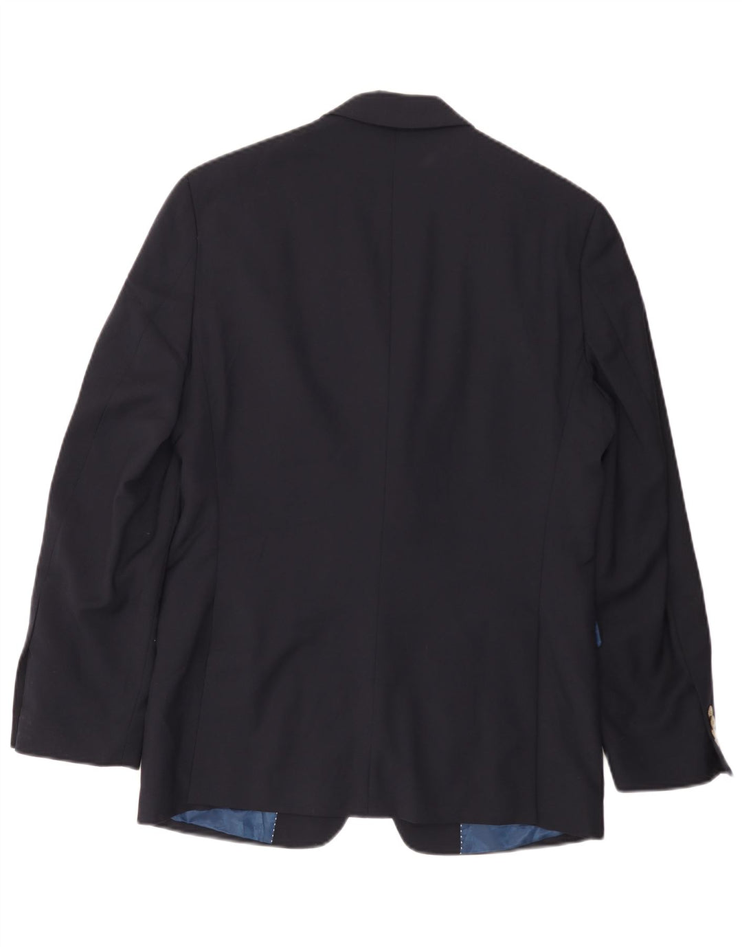 TOMMY HILFIGER Herre 2-knaps blazerjakke UK 36 Lille marineblå uld