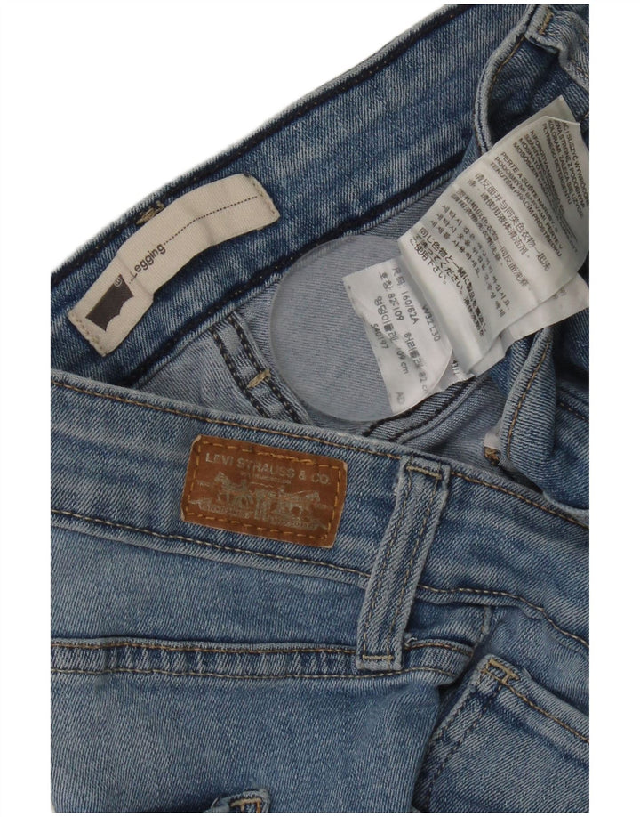 Levi's Dame Legging Skinny Jeans W32 L30 Blå Bomuld
