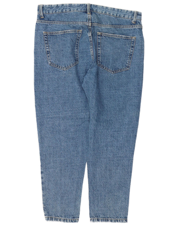 Zara Herre Tapered Jeans EU 44 Large W34 L27 Blå