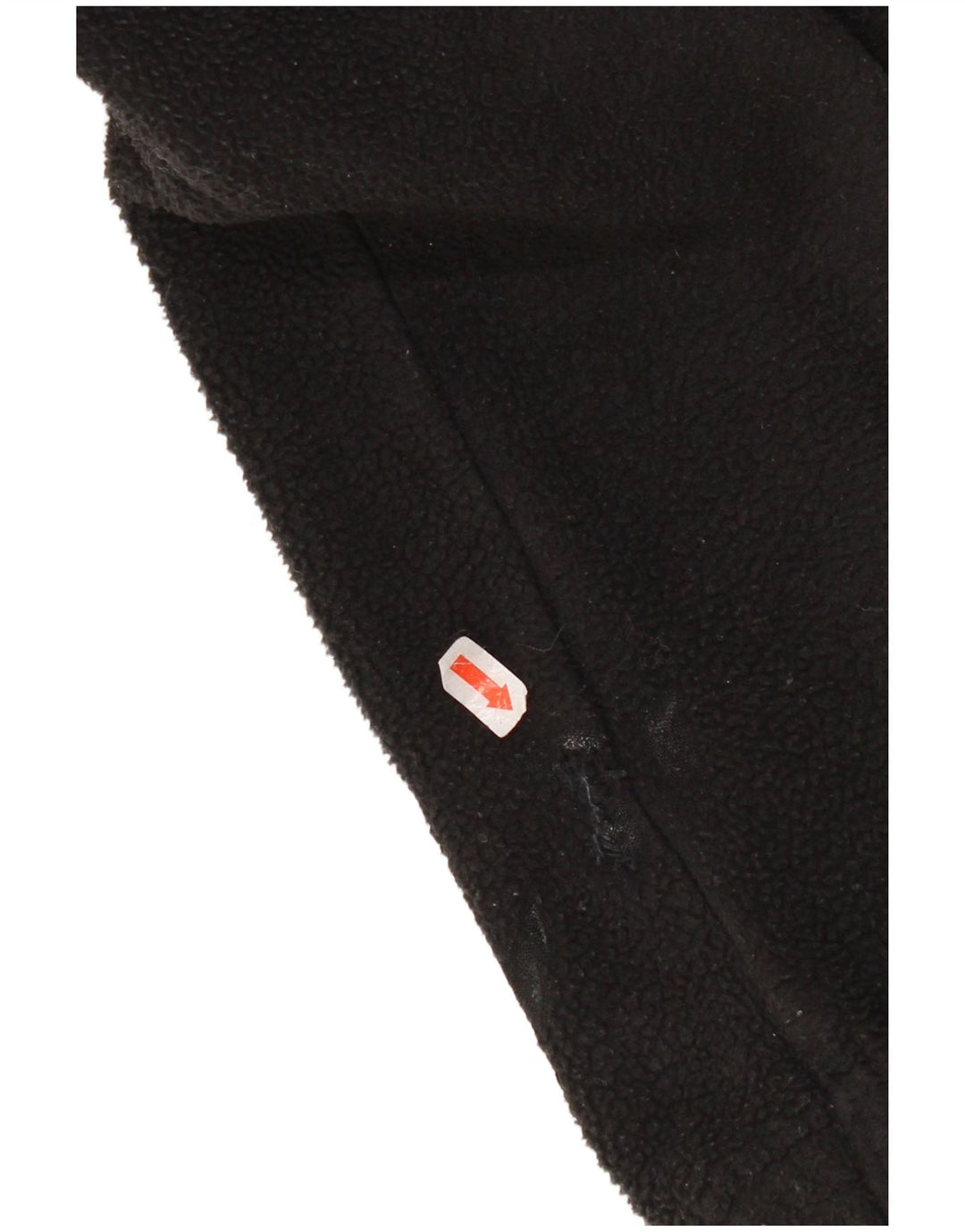 Adidas Dame Lynlås Oversized Fleece Jumper UK 12 Medium Sort Polyester