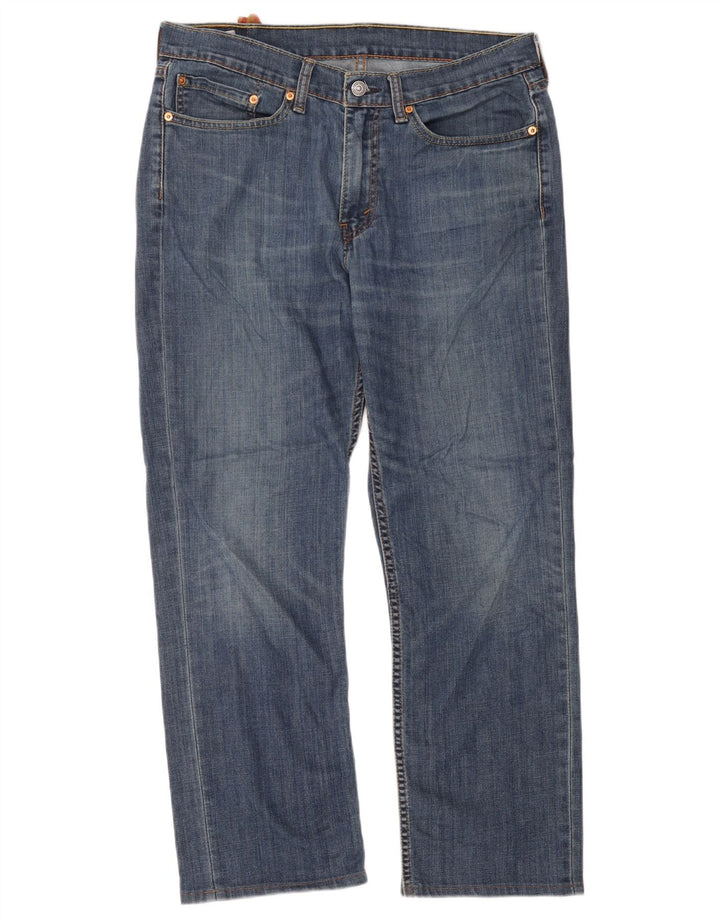 Levi's Herre 514 Straight Jeans W34 L32 Blå Bomuld