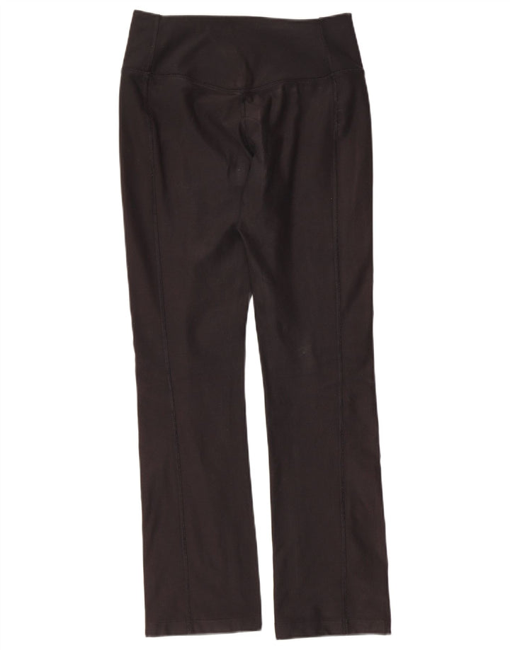 Nike Dame Dri Fit Leggings UK 10 Small Black Polyester