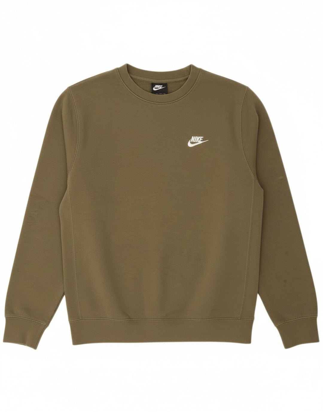 Nike Sweatshirt Jumper til mænd XS Khaki Bomuld
