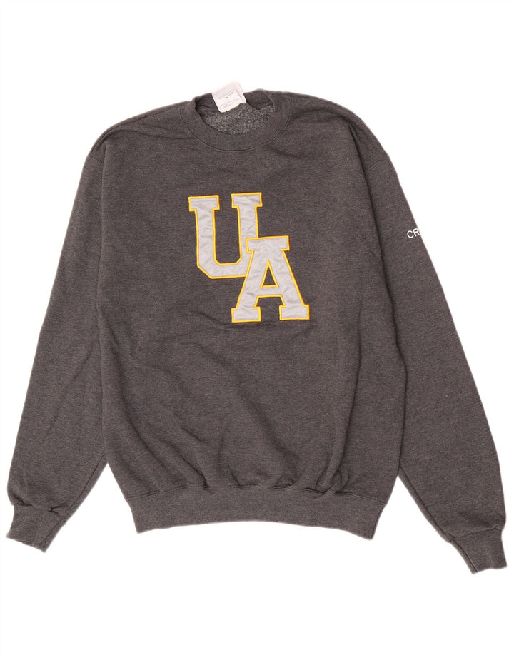 Champion Herre Grafisk Sweatshirt Jumper Medium Grå Bomuld